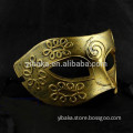 Masquerade Mask Electroplating Venetian rome greek warrior mask gold or silver color wholesale FC90086